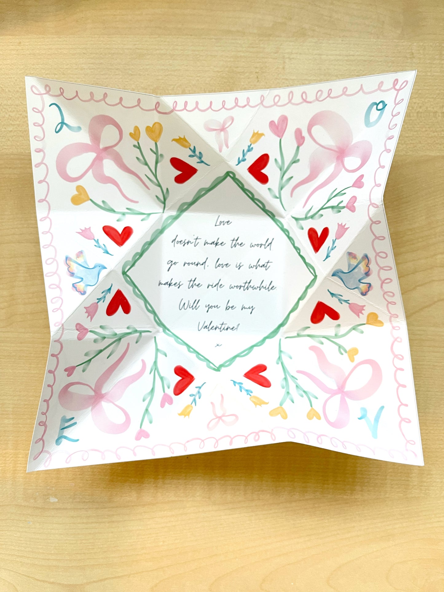 Custom Victorian Love Token - Hand Illustrated Bespoke Invitation or Keepsake