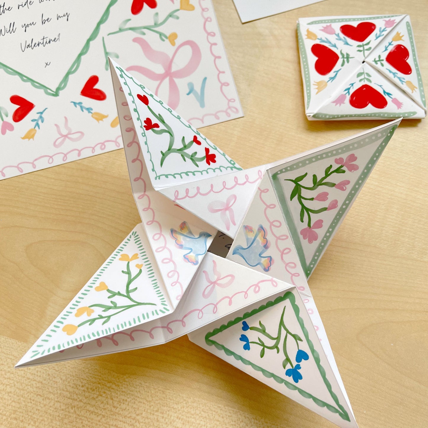 Ribbons & Bows - Victorian Love Token Template