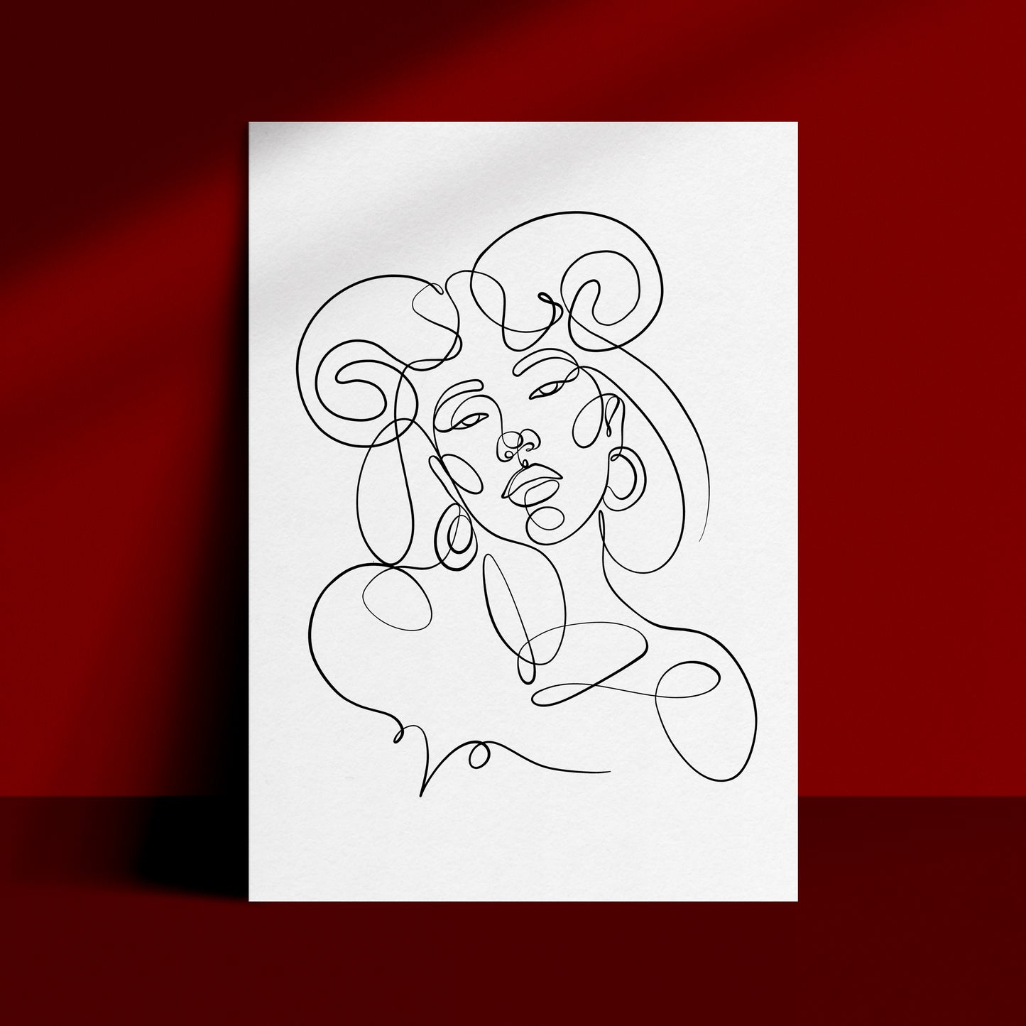 Aries - One Line Zodiac Art Print