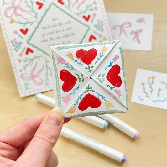 Ribbons & Bows - Victorian Love Token Template