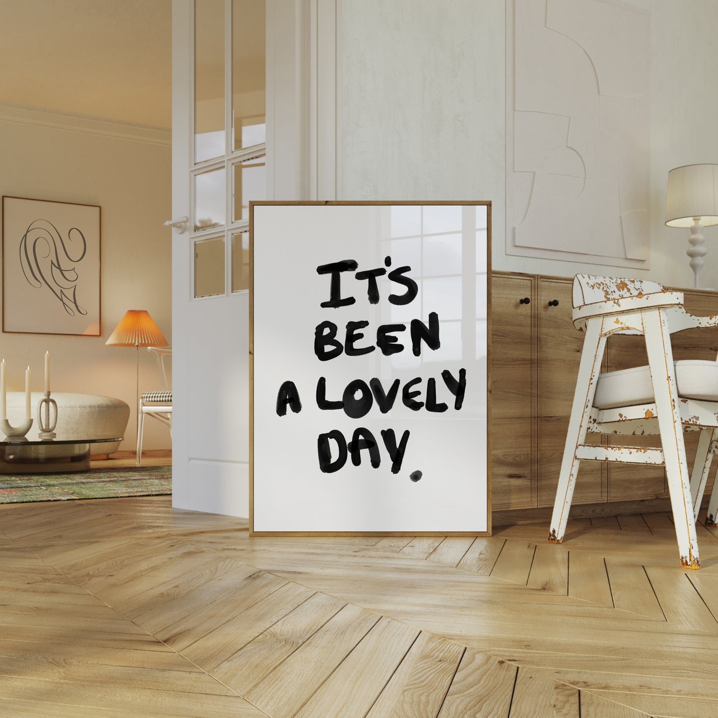 It's Been A Lovely Day - Art Print