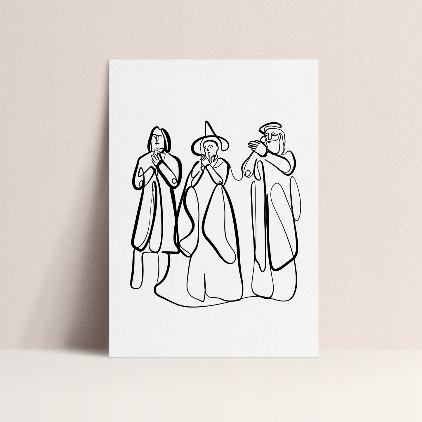 Snape, McGonagall and Dumbledore - Art Print