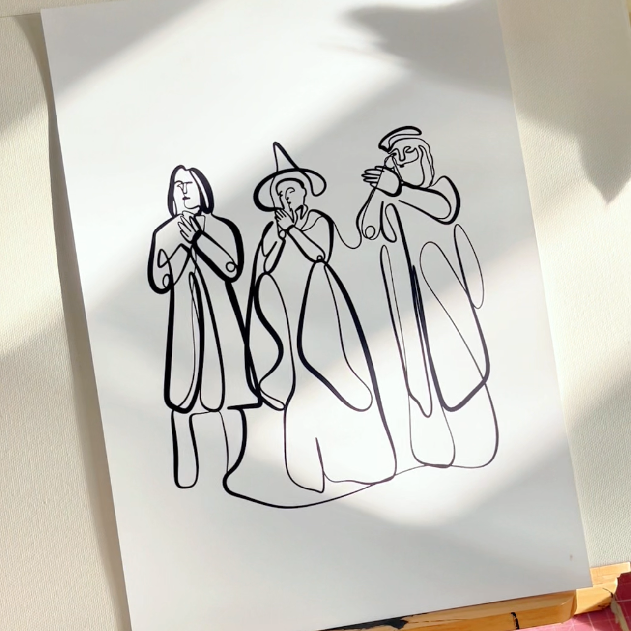 Snape, McGonagall and Dumbledore - Art Print