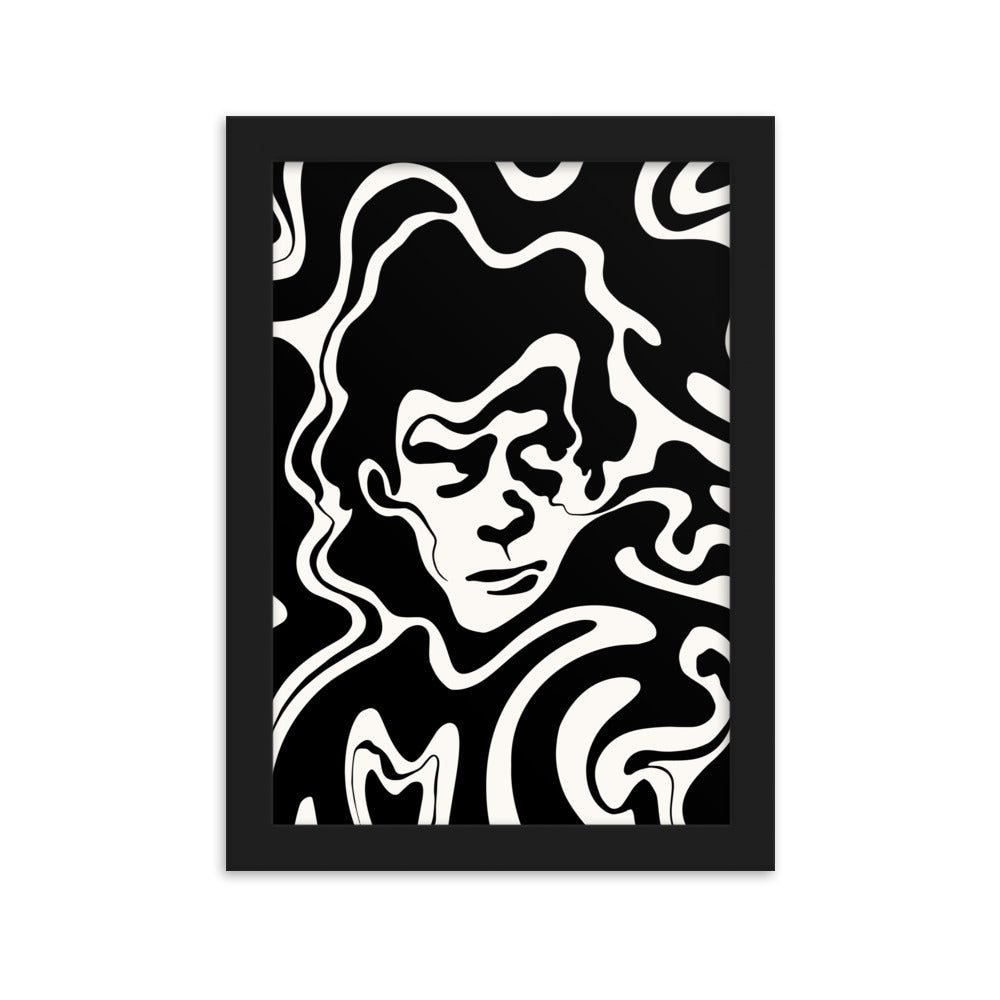 Wavy Nick Cavey - Framed Art Print
