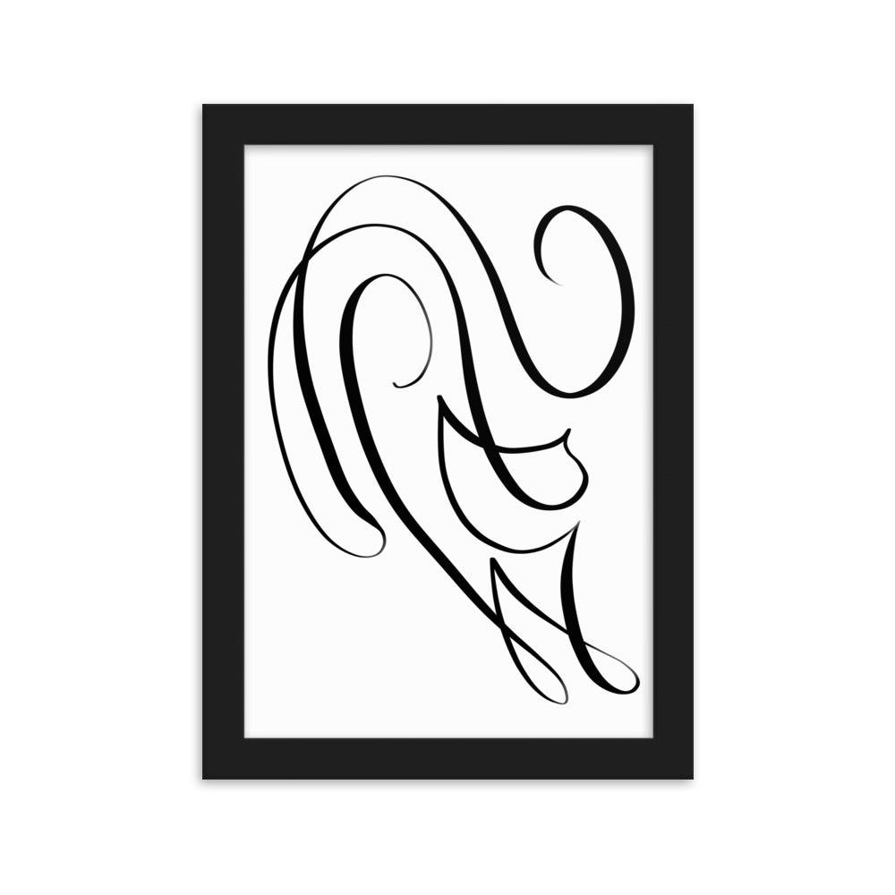 The Jazz Cat - Frame Art Print