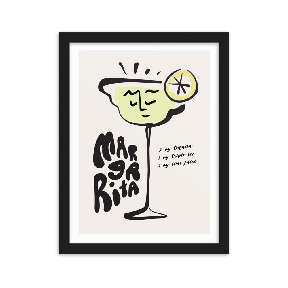 Margarita Cocktail Framed Art Print