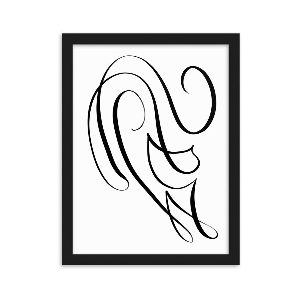 The Jazz Cat - Frame Art Print