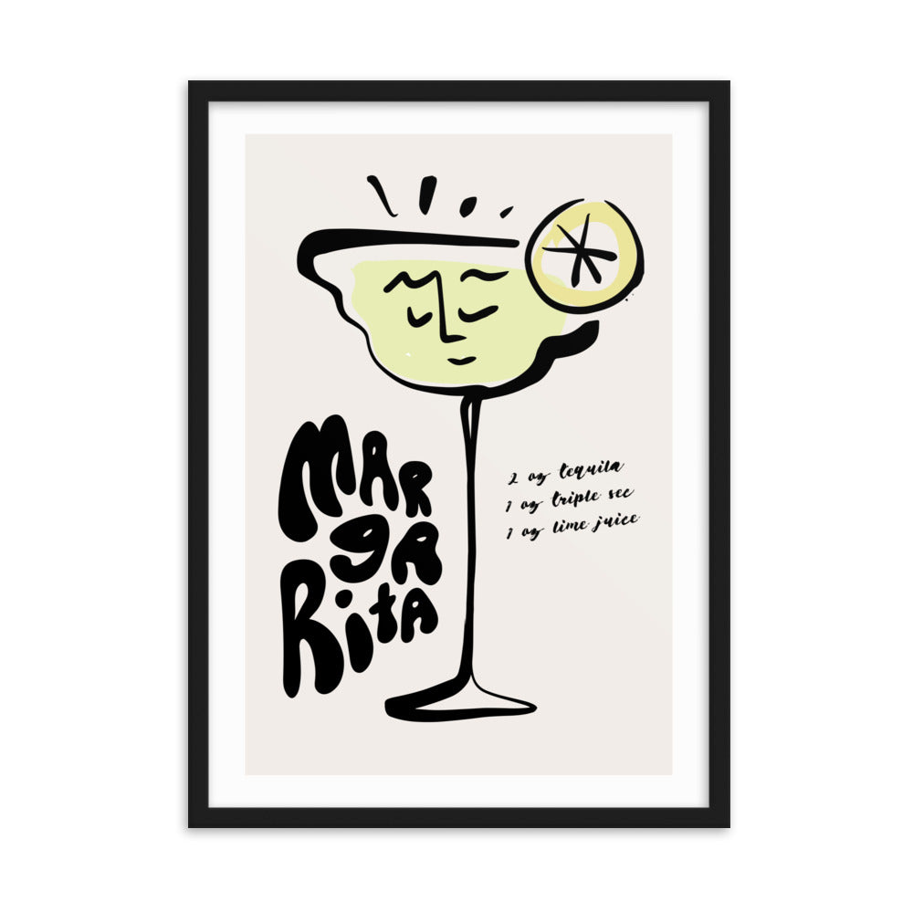 Margarita Cocktail Framed Art Print