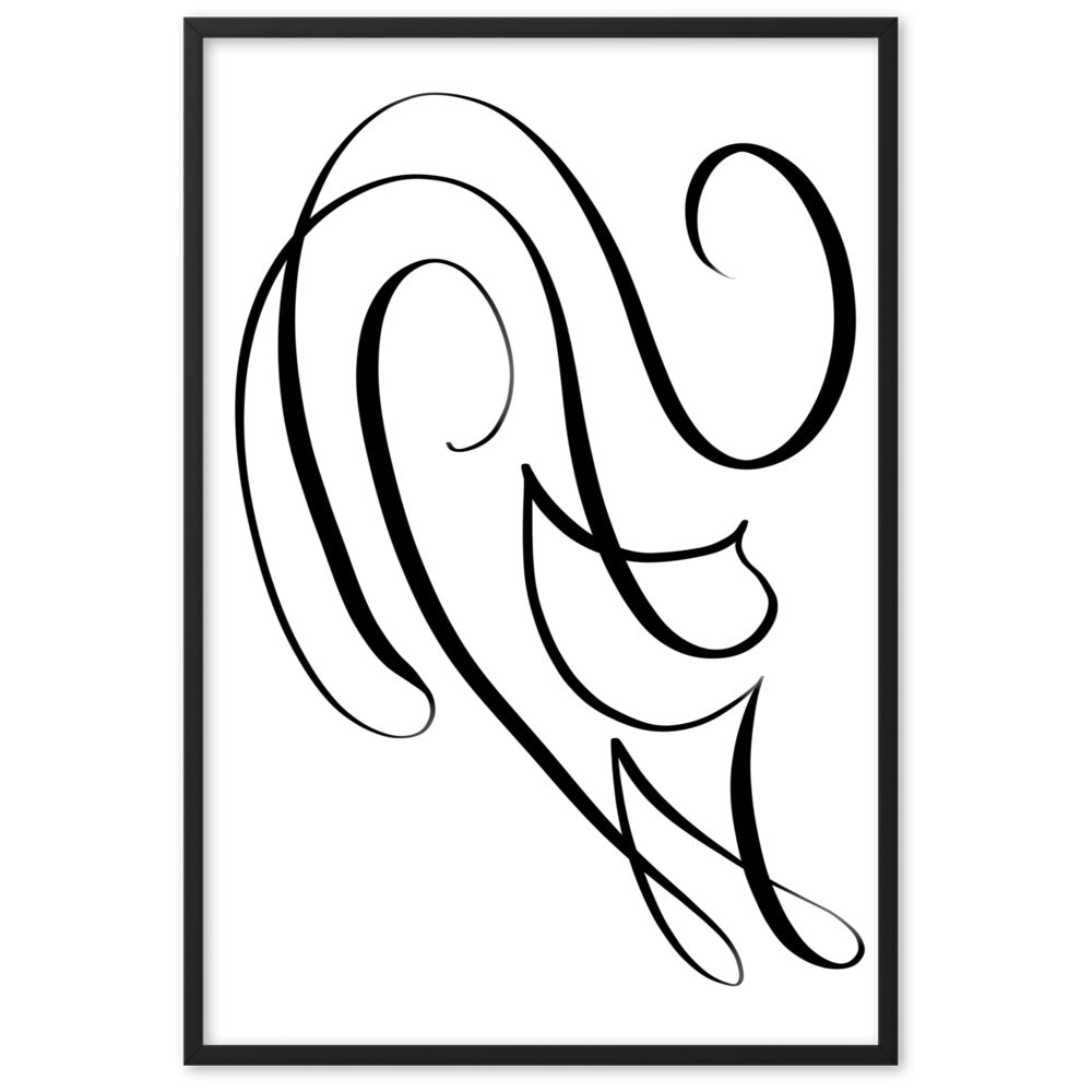 The Jazz Cat - Frame Art Print