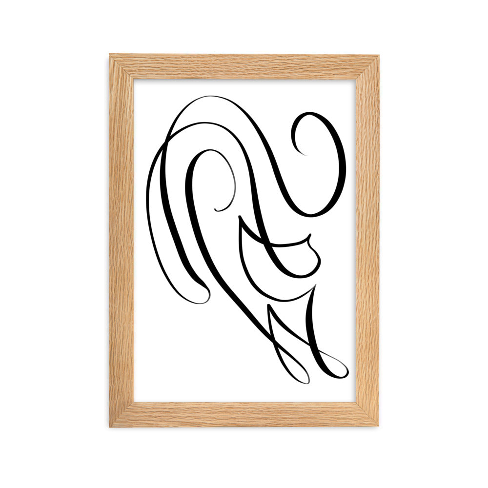 The Jazz Cat - Frame Art Print