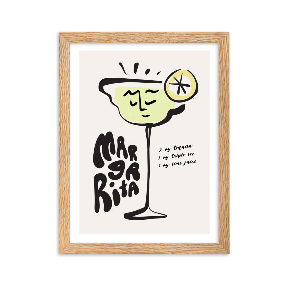Margarita Cocktail Framed Art Print