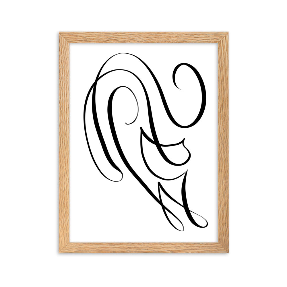 The Jazz Cat - Frame Art Print
