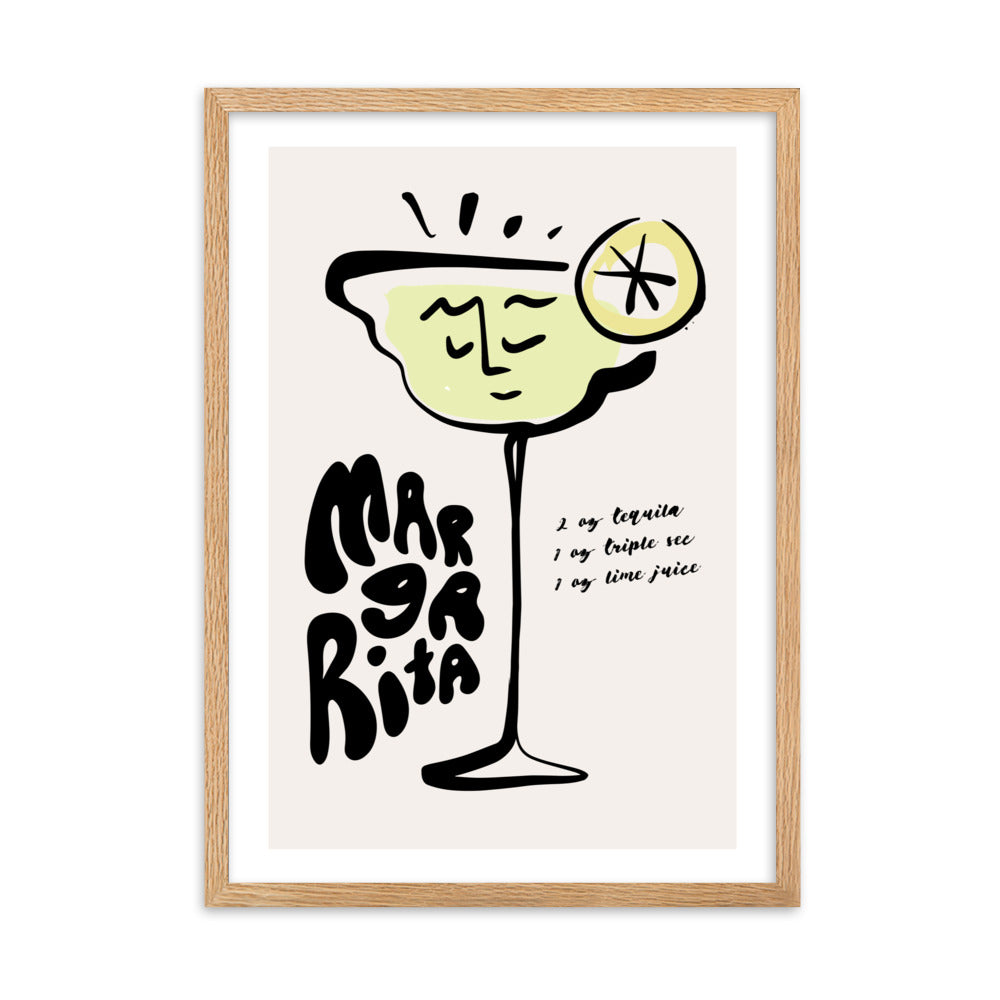 Margarita Cocktail Framed Art Print