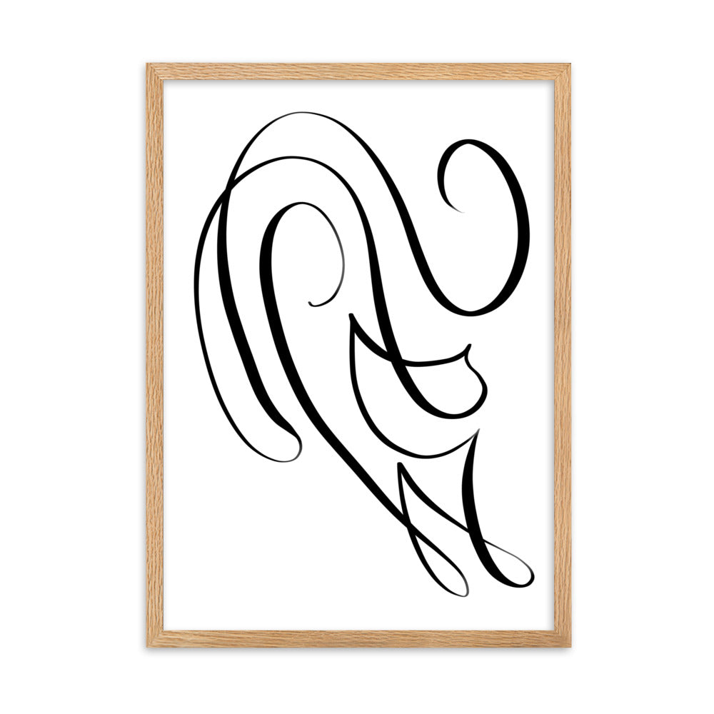 The Jazz Cat - Frame Art Print