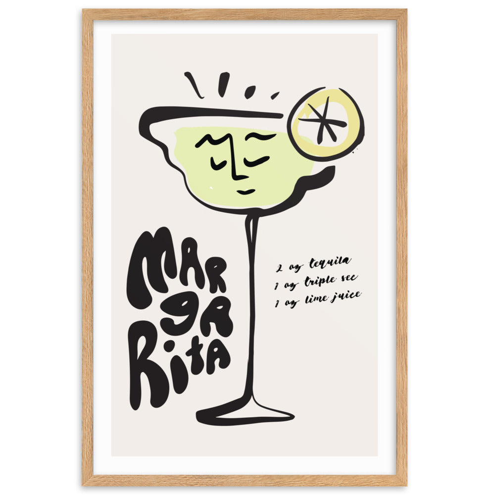 Margarita Cocktail Framed Art Print