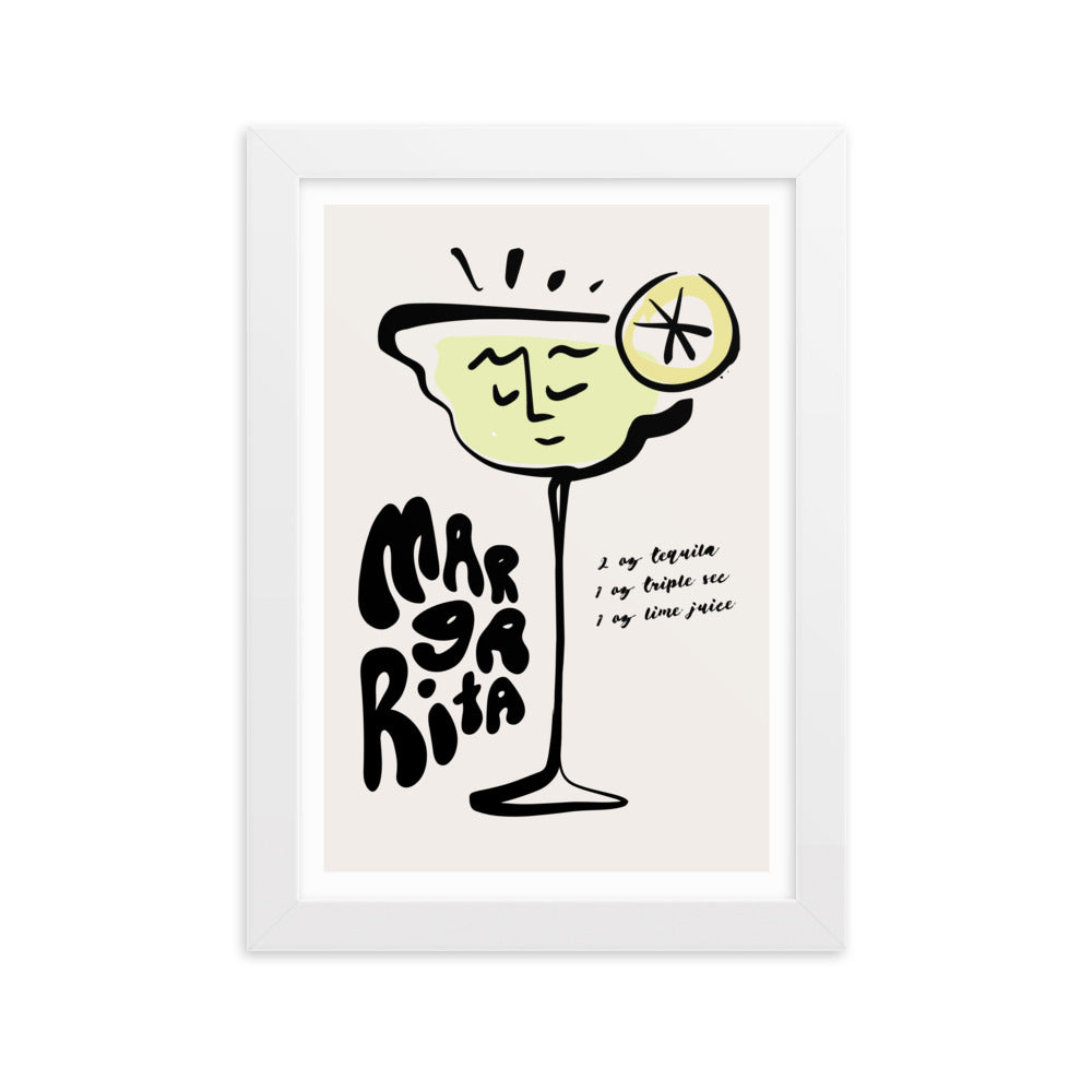 Margarita Cocktail Framed Art Print