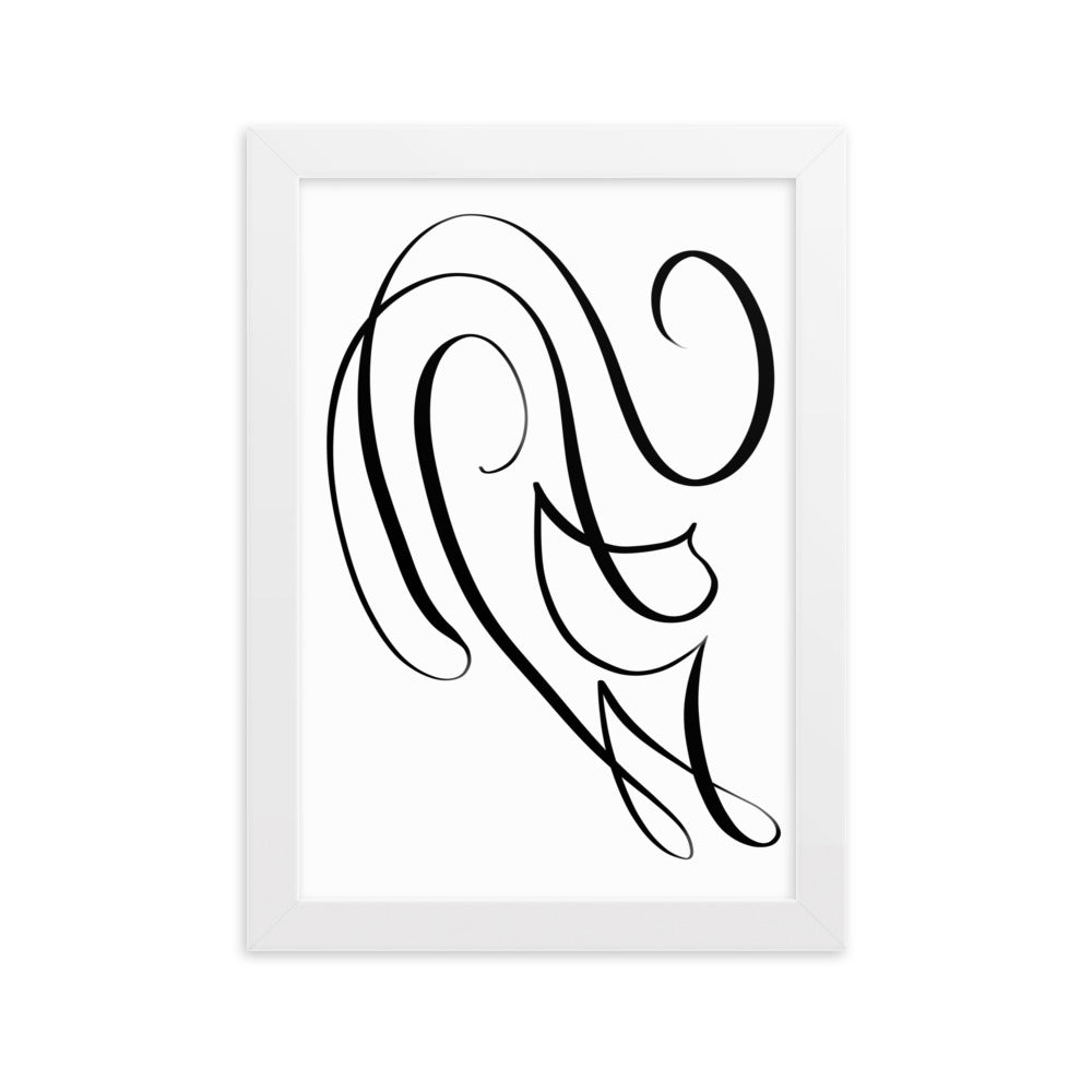The Jazz Cat - Frame Art Print