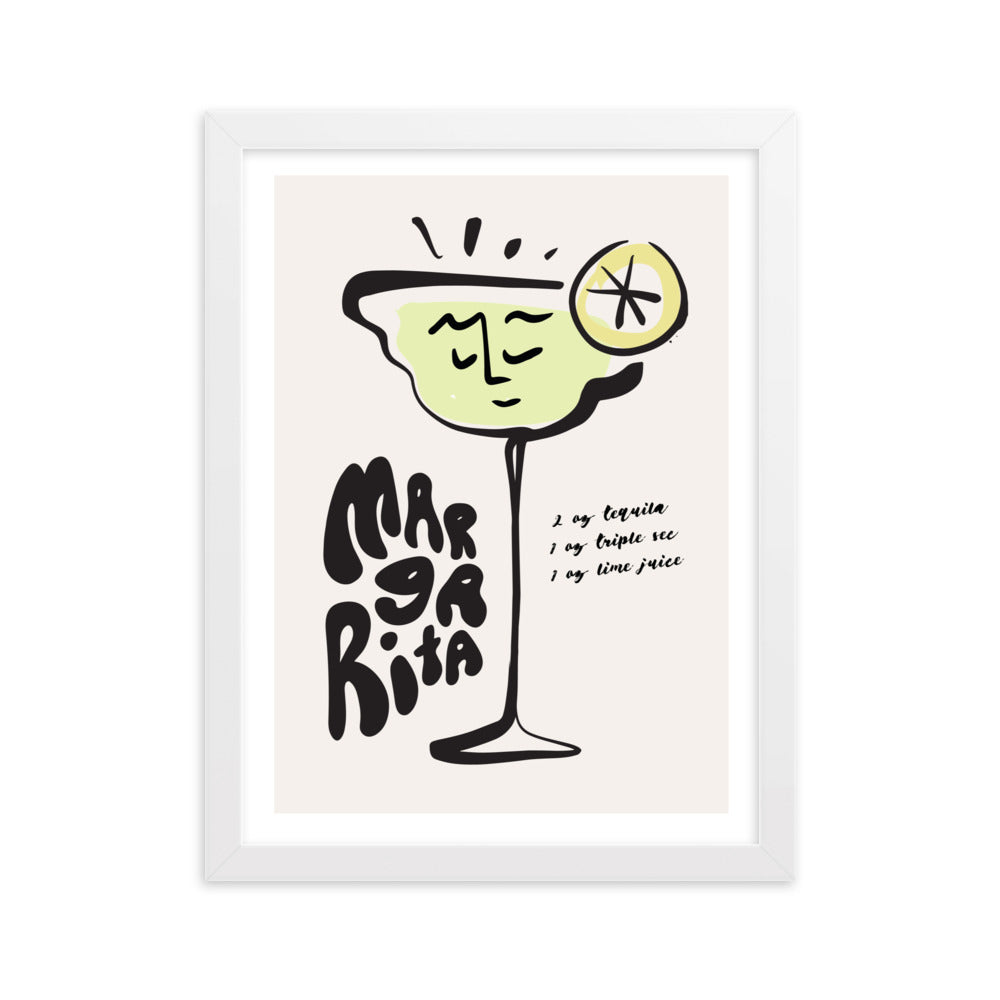 Margarita Cocktail Framed Art Print