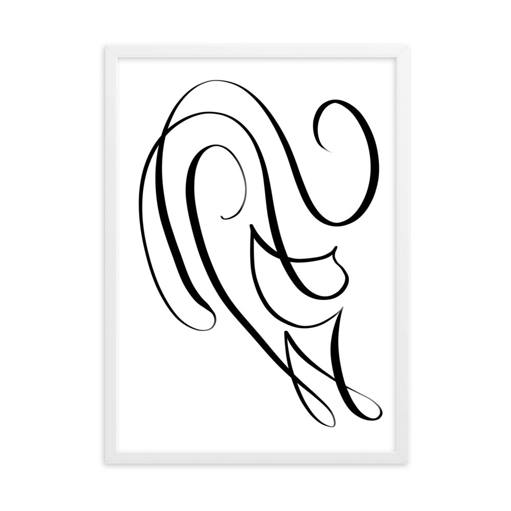 The Jazz Cat - Frame Art Print