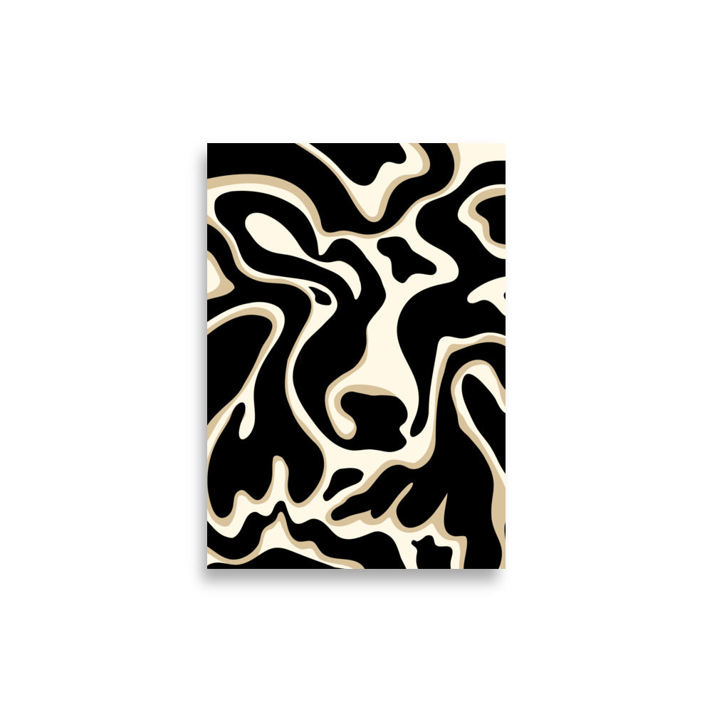 The Wavy Cow - Art Print