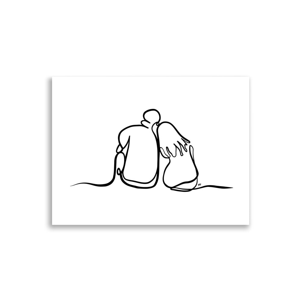 As The World Caves In - Art Print