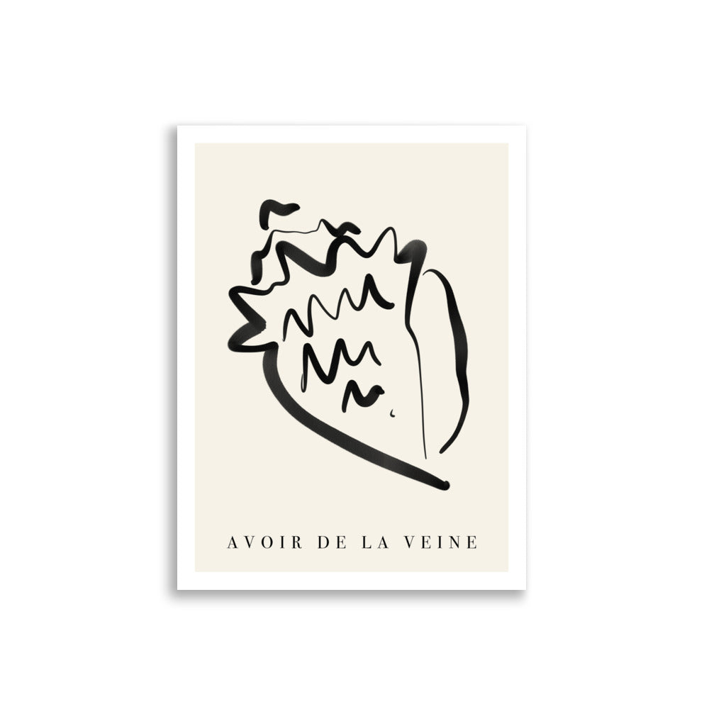 The Lucky Conch Shell - Art Print