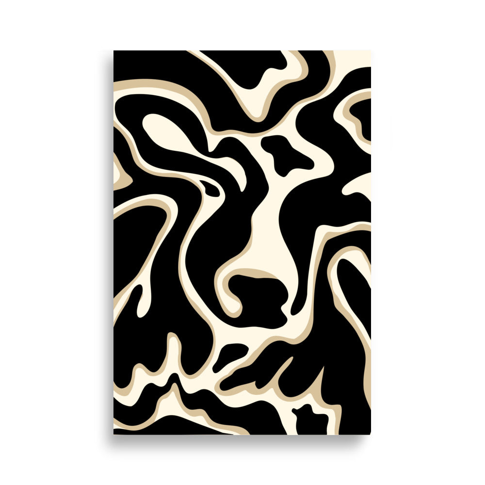 The Wavy Cow - Art Print