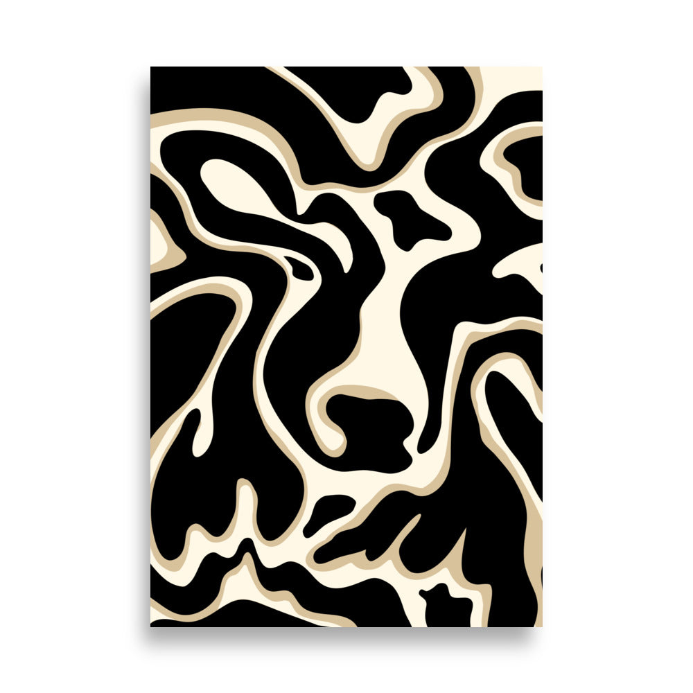 The Wavy Cow - Art Print