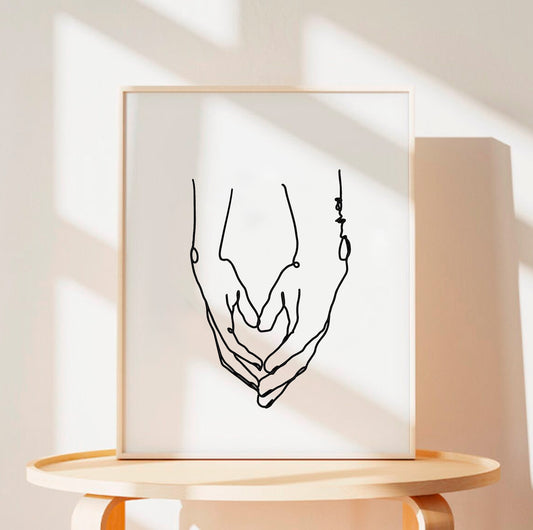 Heart in Your Hands - Art Print