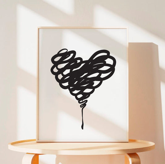 Messy Love - Art Print