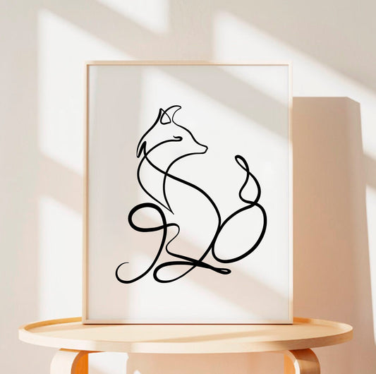 The Fox - Art Print