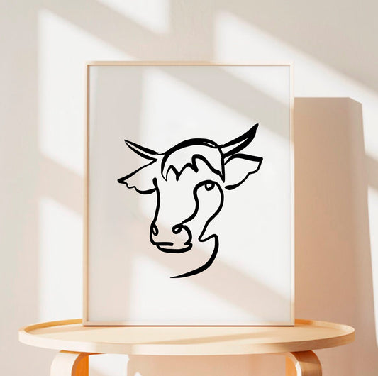 The Highland Cow - Art Print