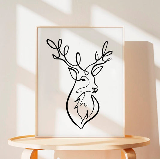 The Stag - Art Print