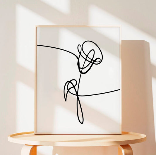Love Yourself (BTS) – Calla Lily Flower – Art Print