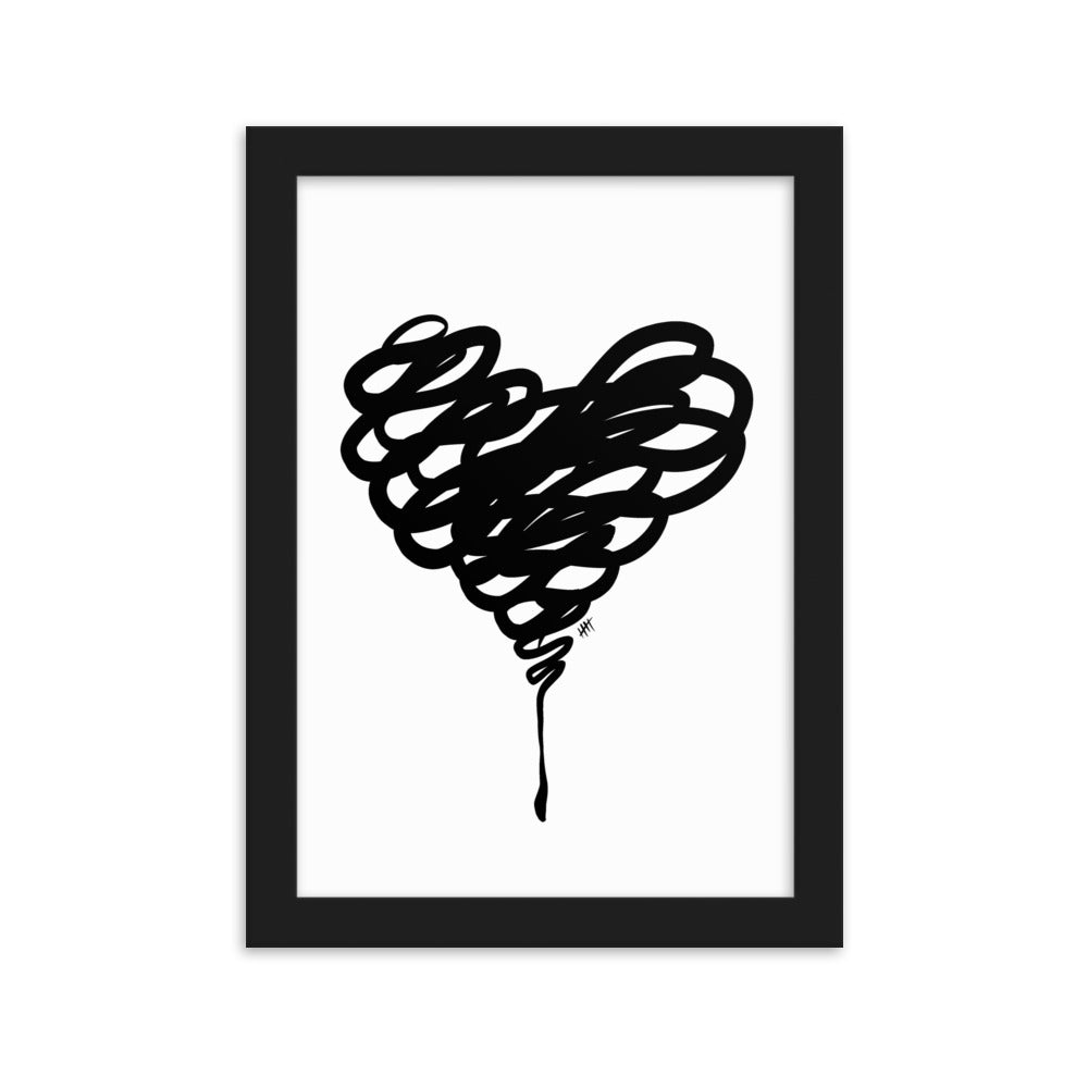 Messy Love - Framed Art Print