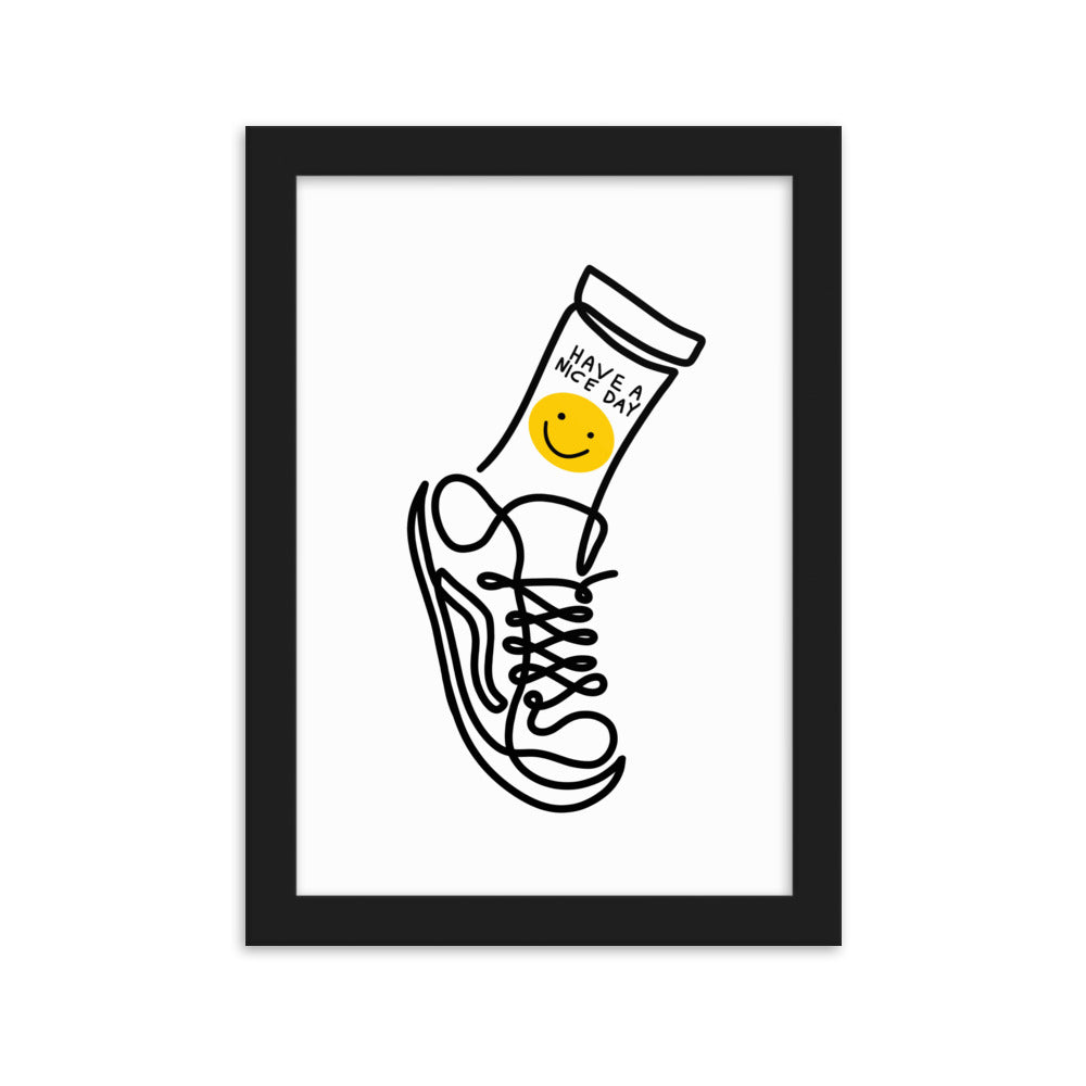 Have A Nice Day - Framed Art Print