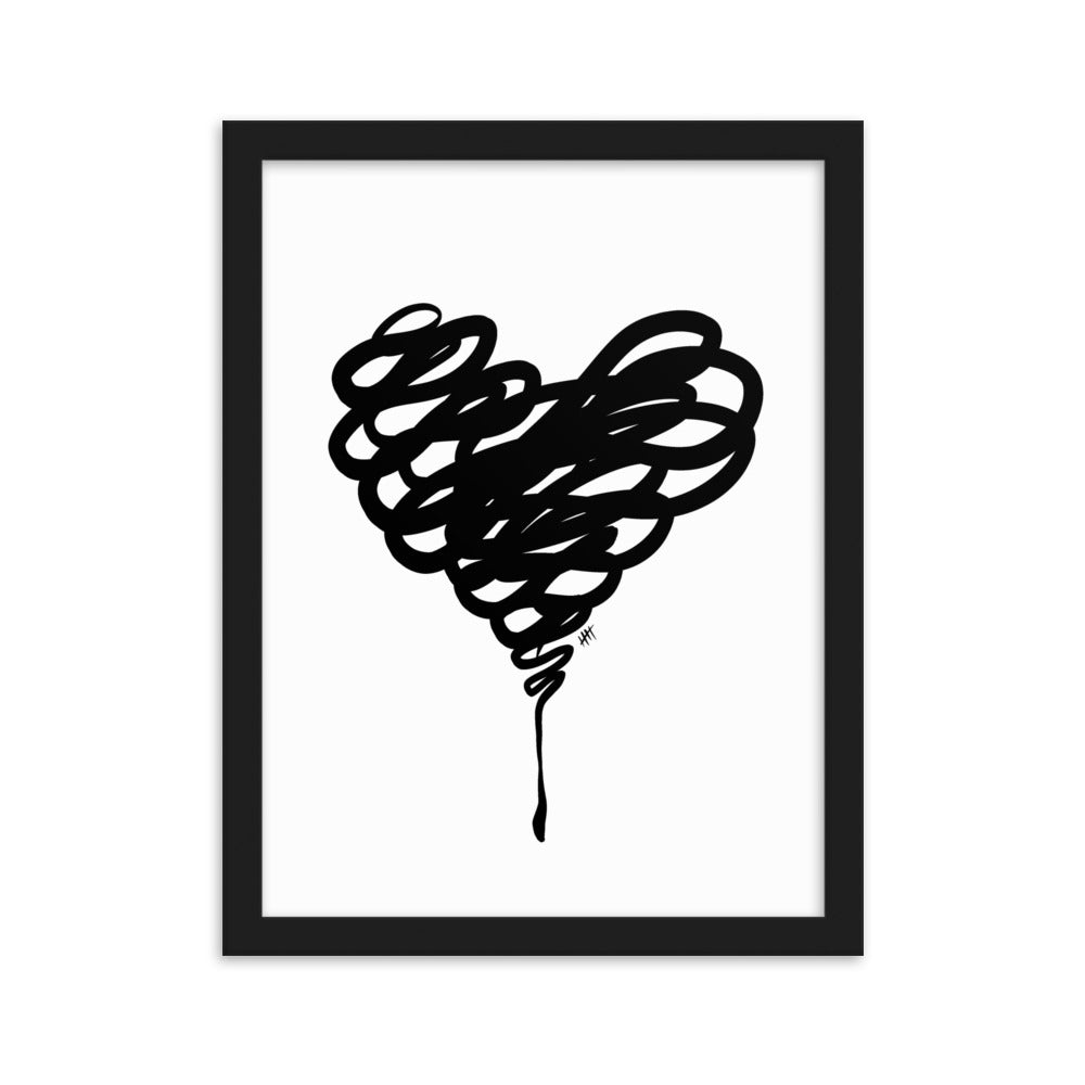 Messy Love - Framed Art Print