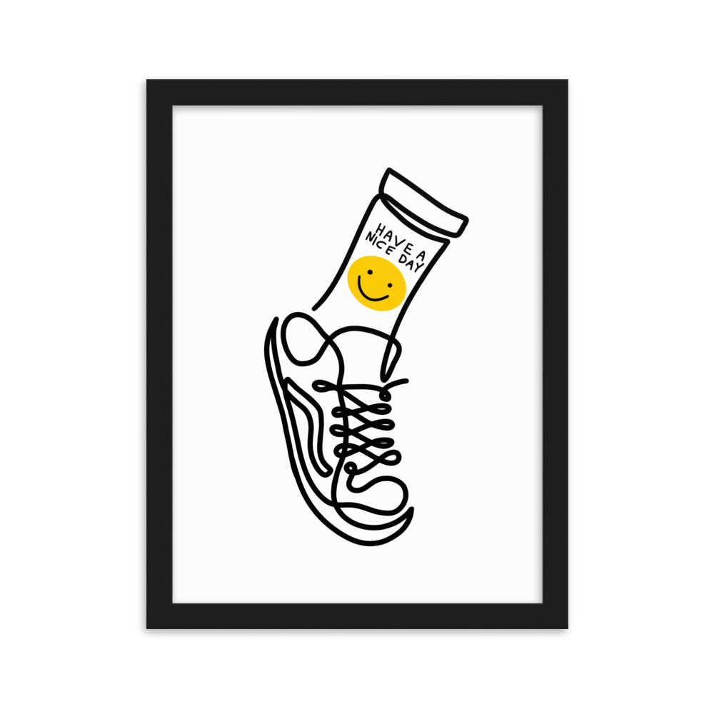 Have A Nice Day - Framed Art Print
