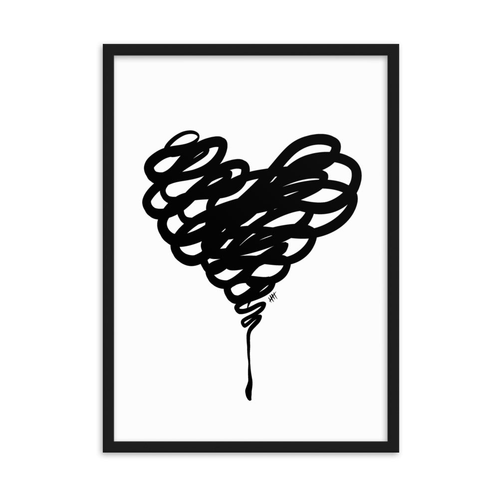 Messy Love - Framed Art Print