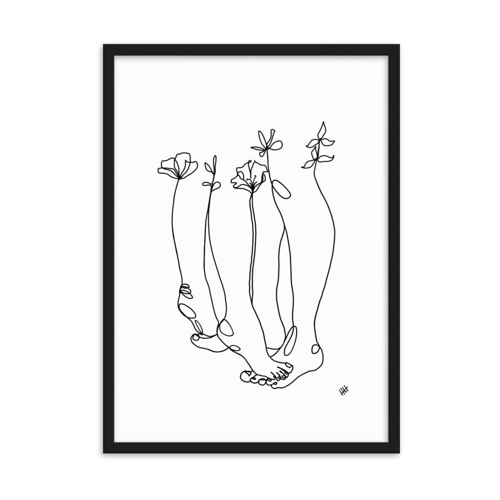 Tippy Toes - Framed Art Print