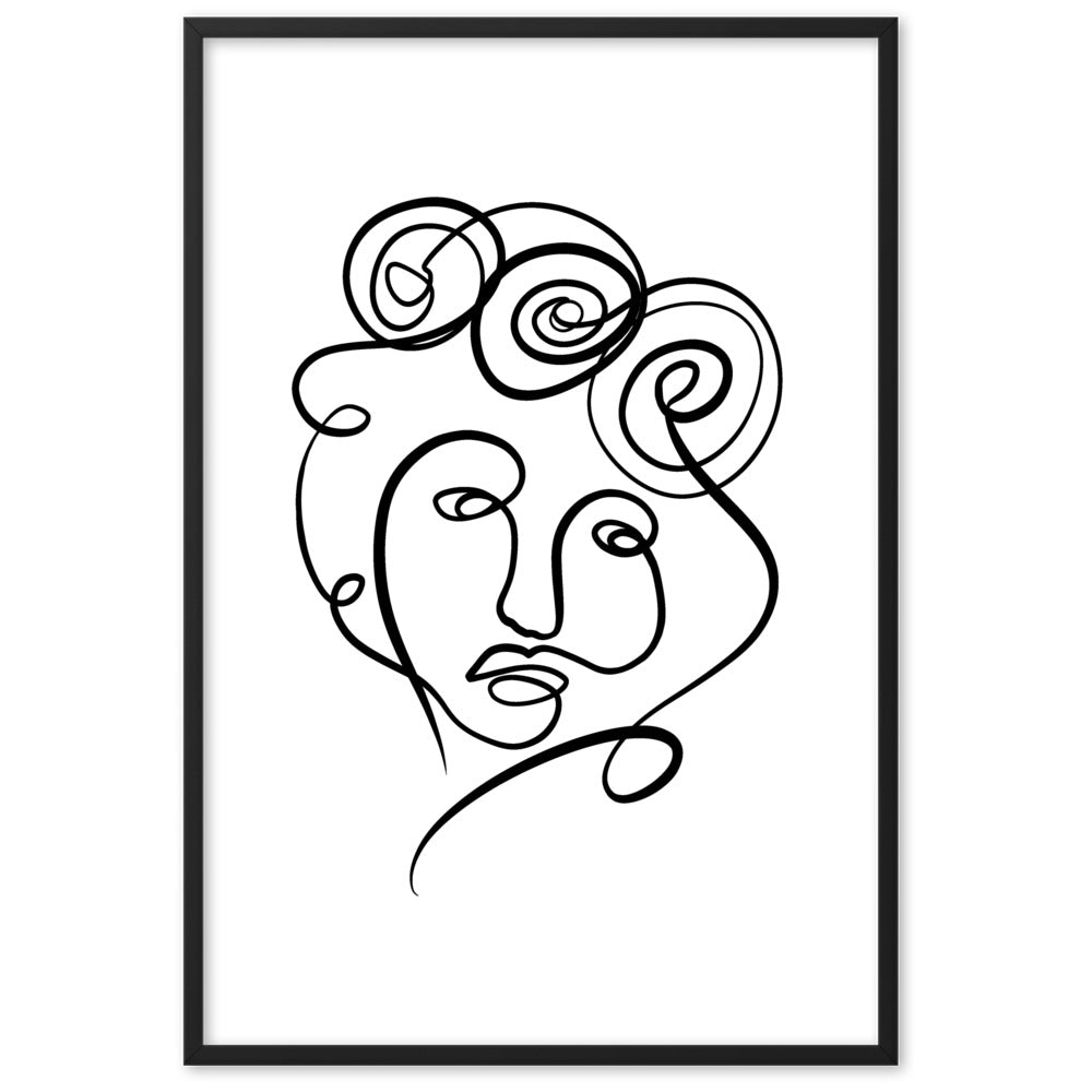 Her - Framed Art Print