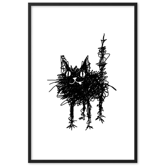 Mr Stinky - Framed Art Print