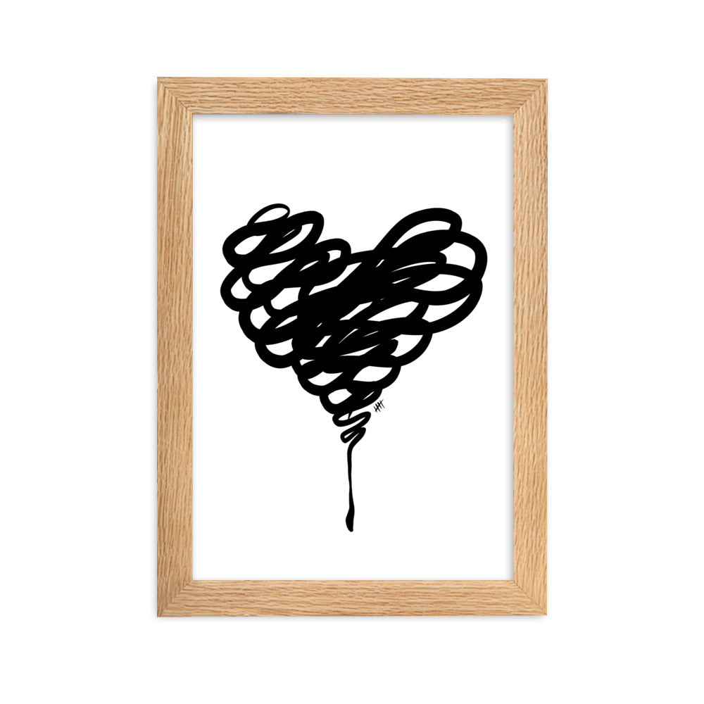 Messy Love - Framed Art Print