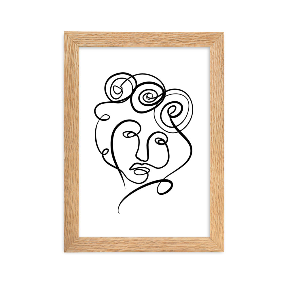 Her - Framed Art Print