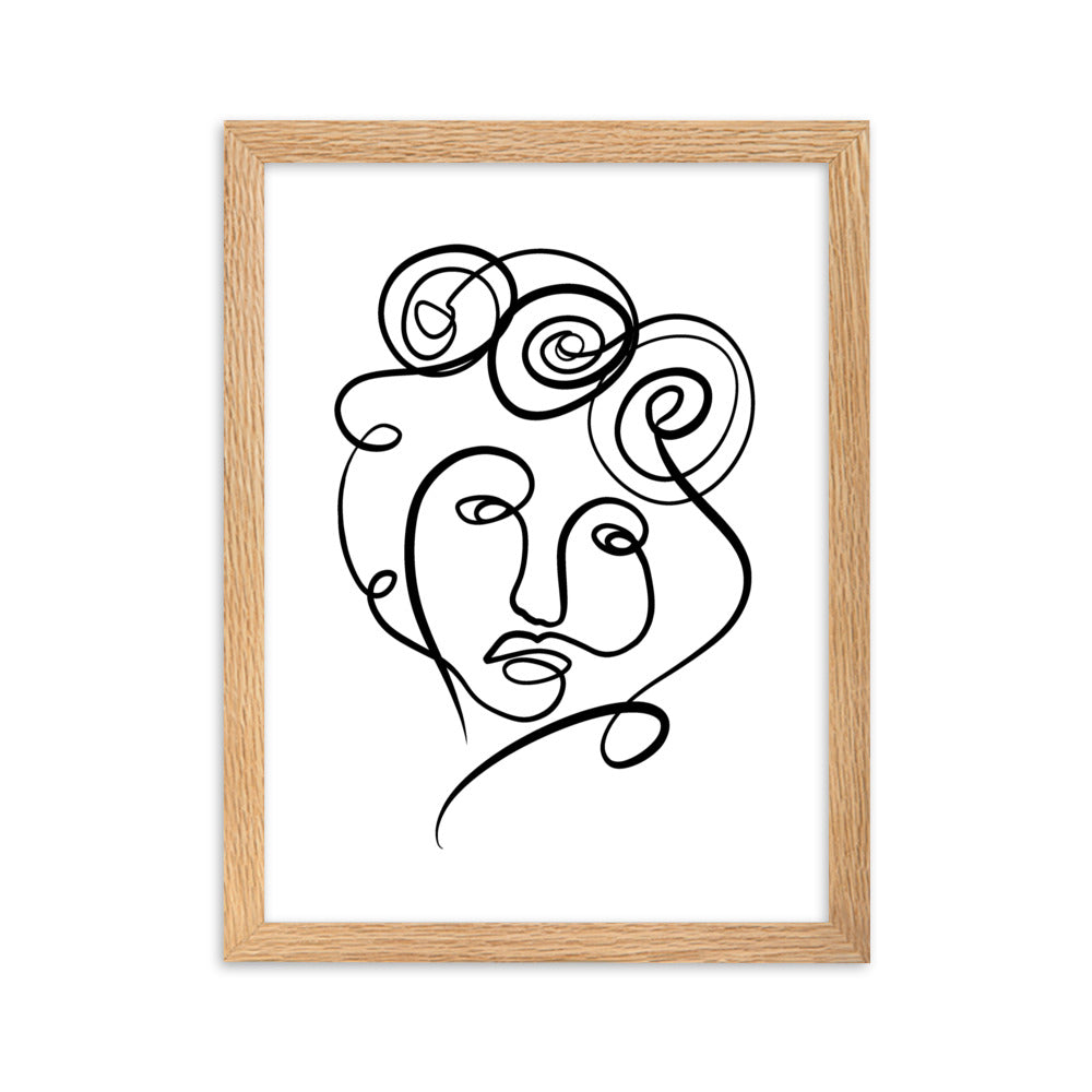 Her - Framed Art Print
