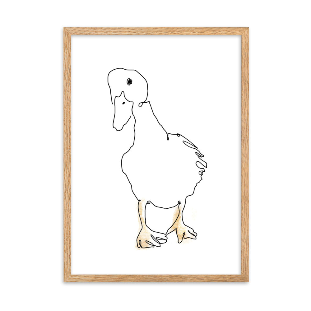 The Duck - Framed Art Print