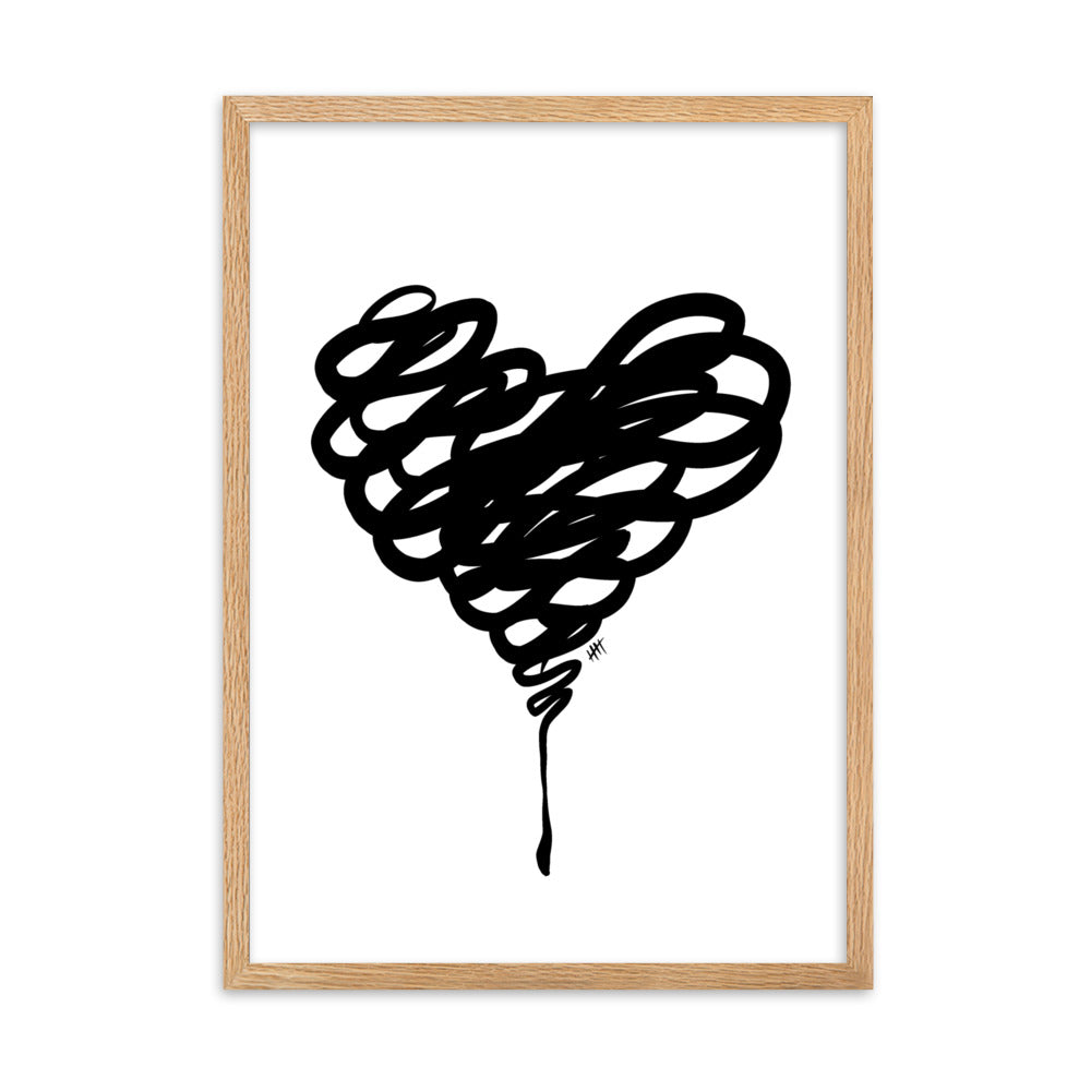 Messy Love - Framed Art Print