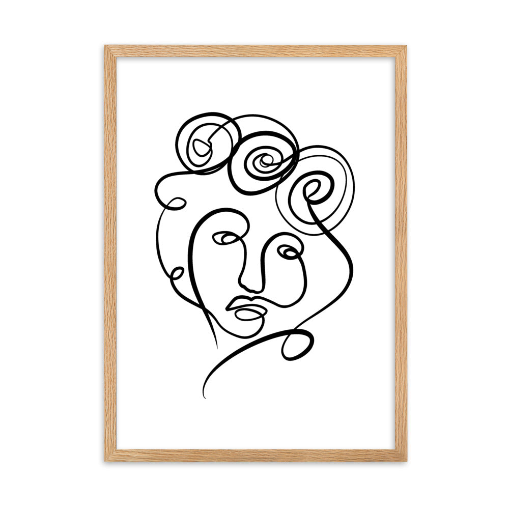 Her - Framed Art Print