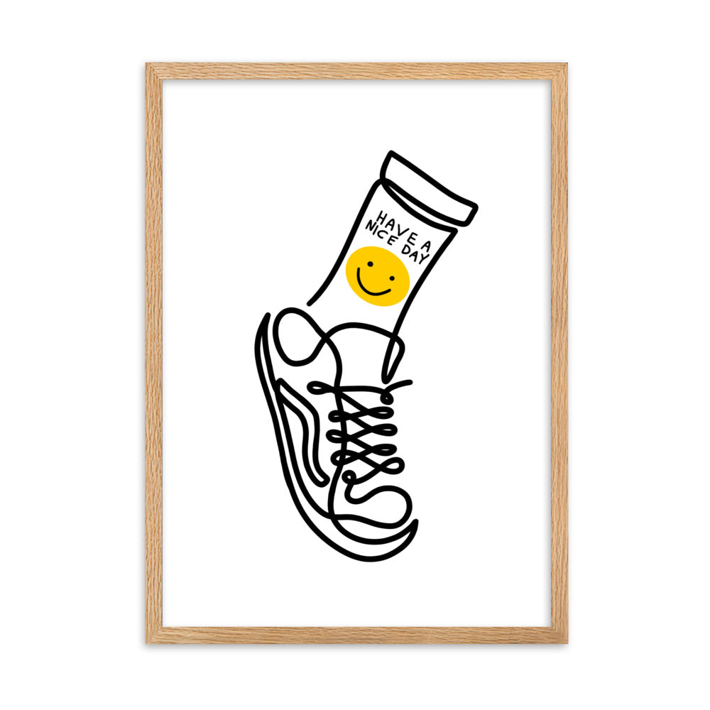 Have A Nice Day - Framed Art Print