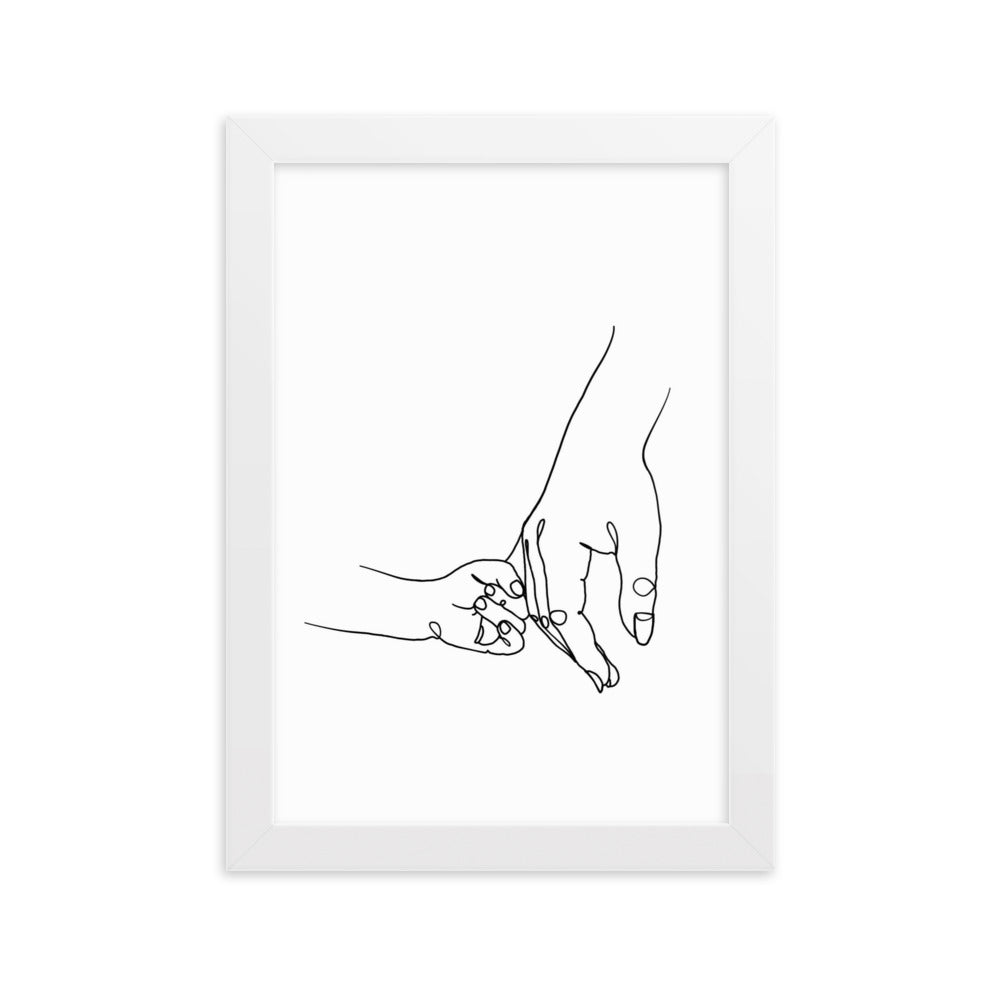 Mother and Daughter - Framed Art Print